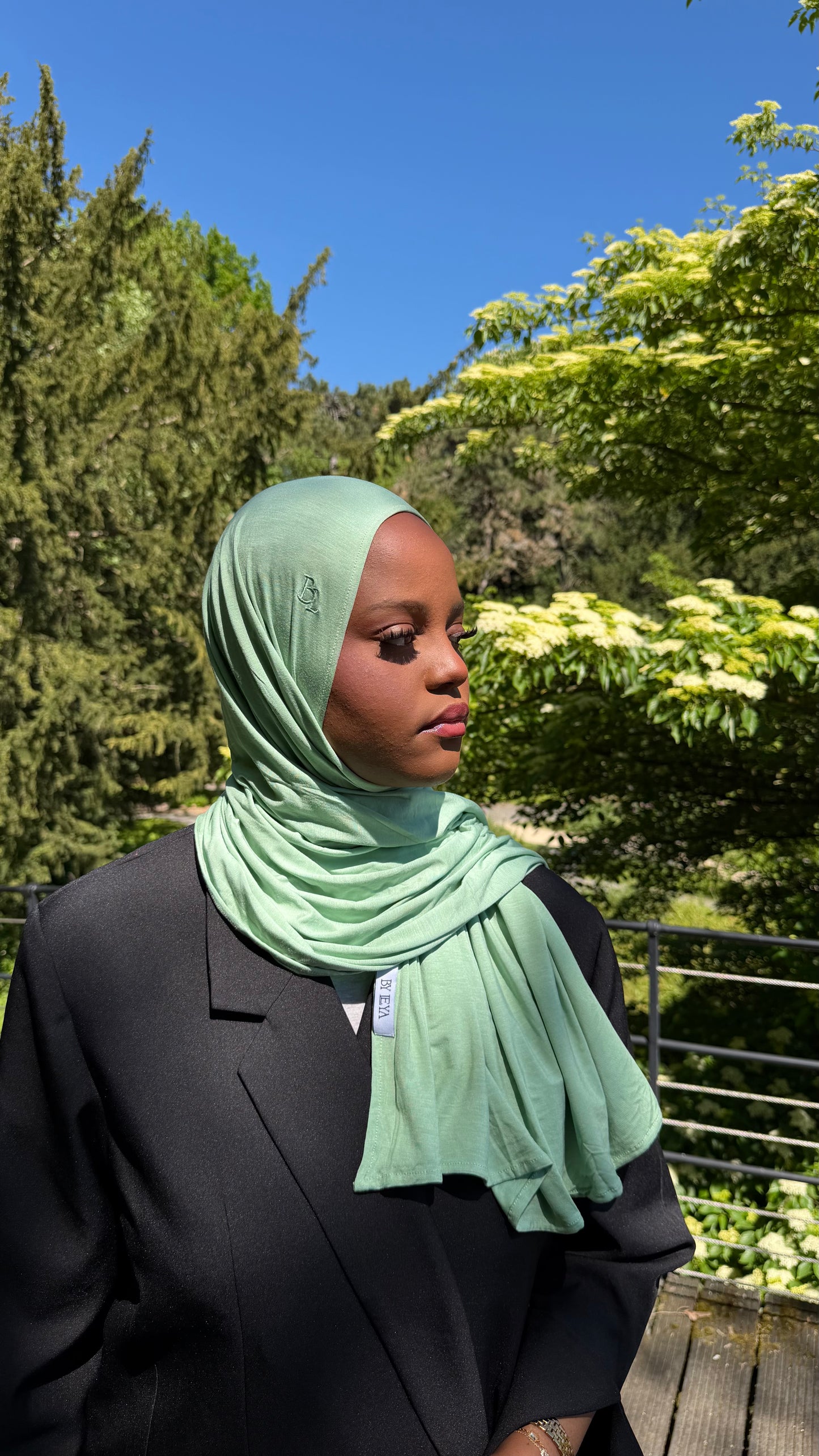 hijab a enfiler vert