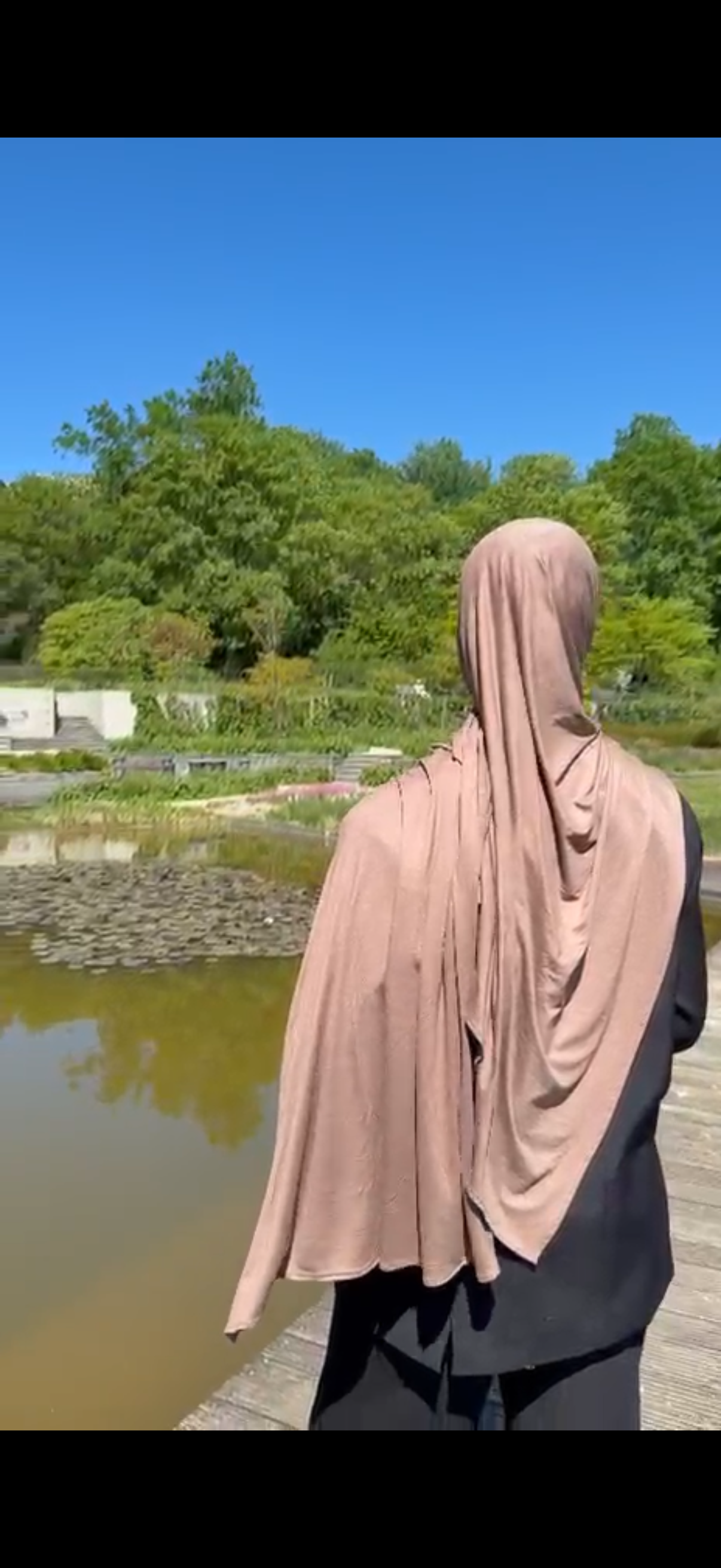 hijab a enfiler taupe