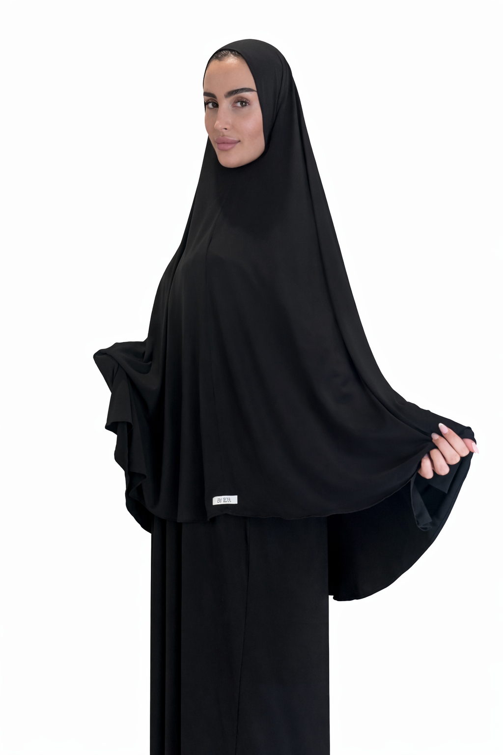 set de khimar noir