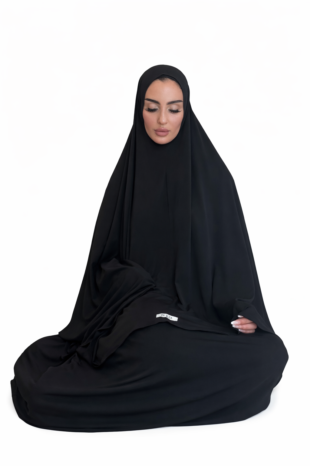 set de khimar noir