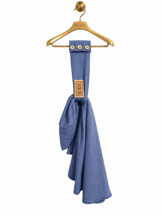 bonnet bleu poudré bambou