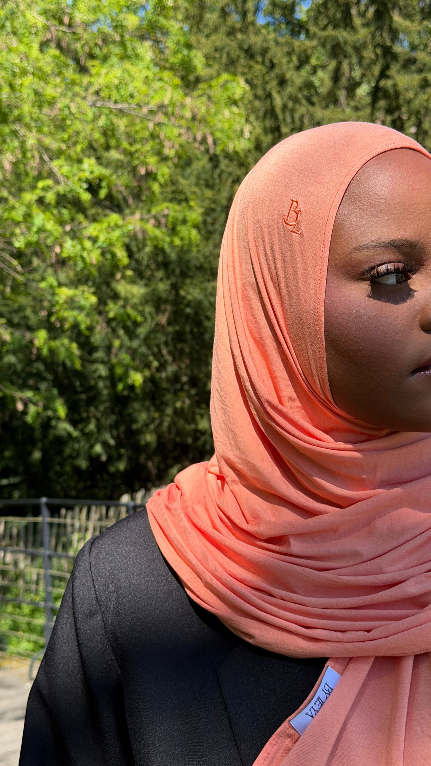hijab a enfiler orange
