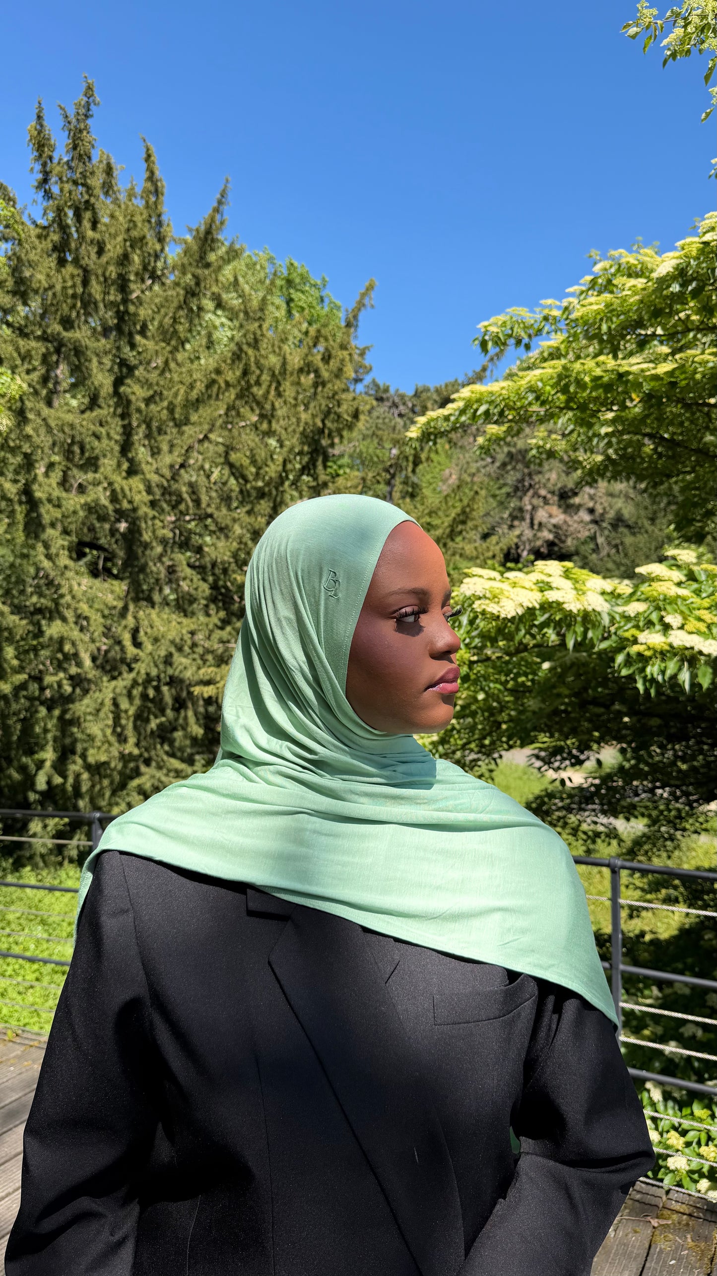 hijab a enfiler vert