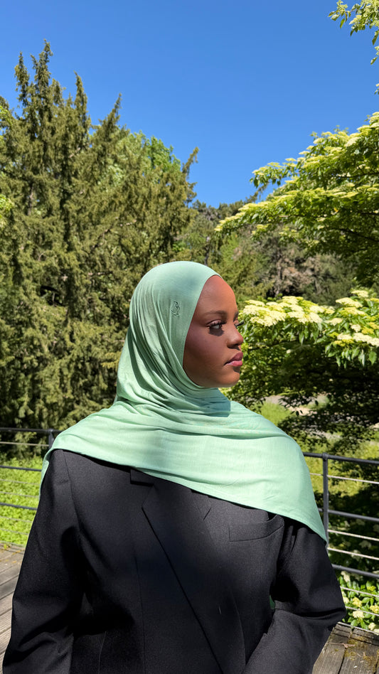 hijab a enfiler vert