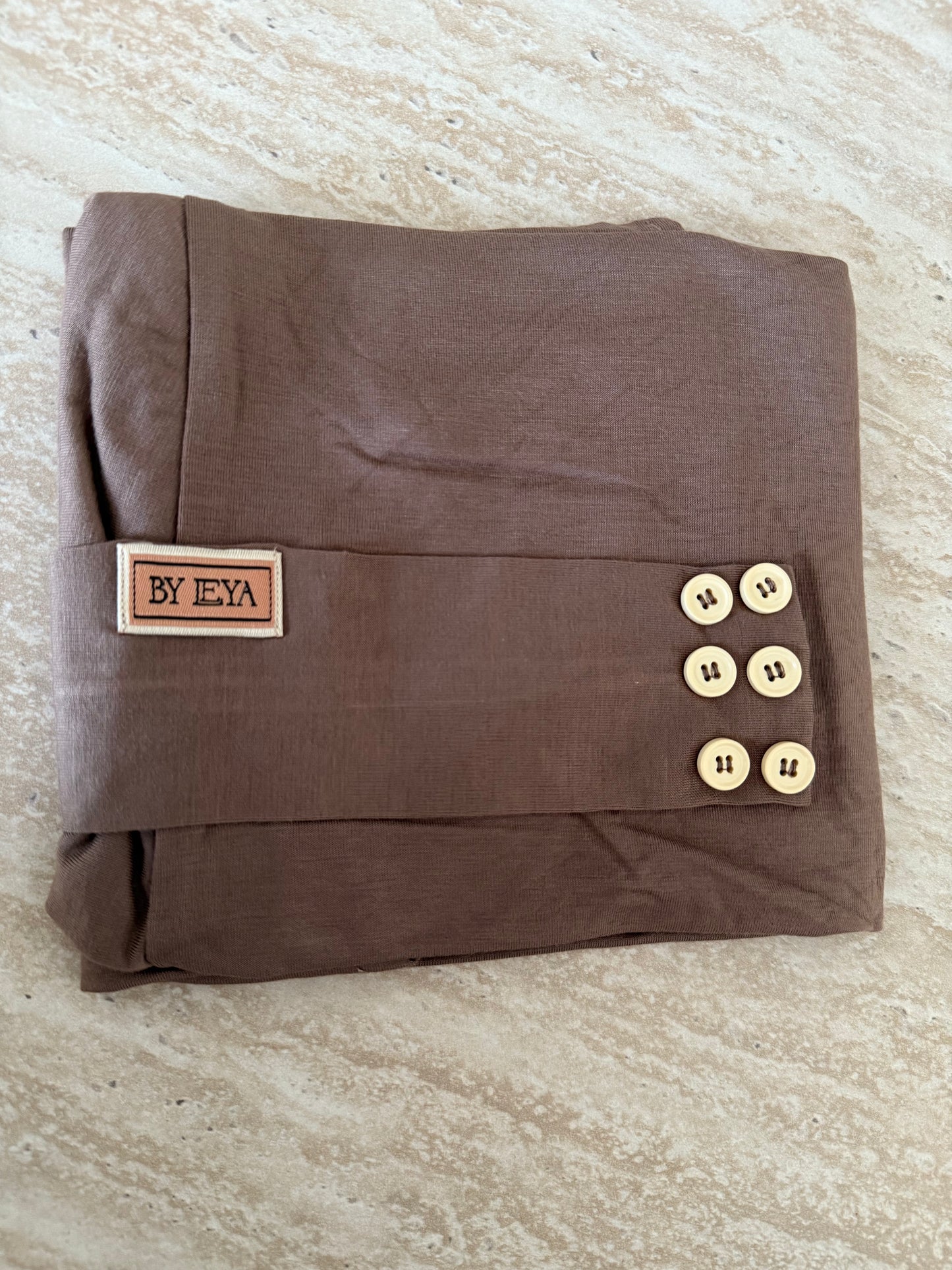 Bonnet taupe foncé en bambou