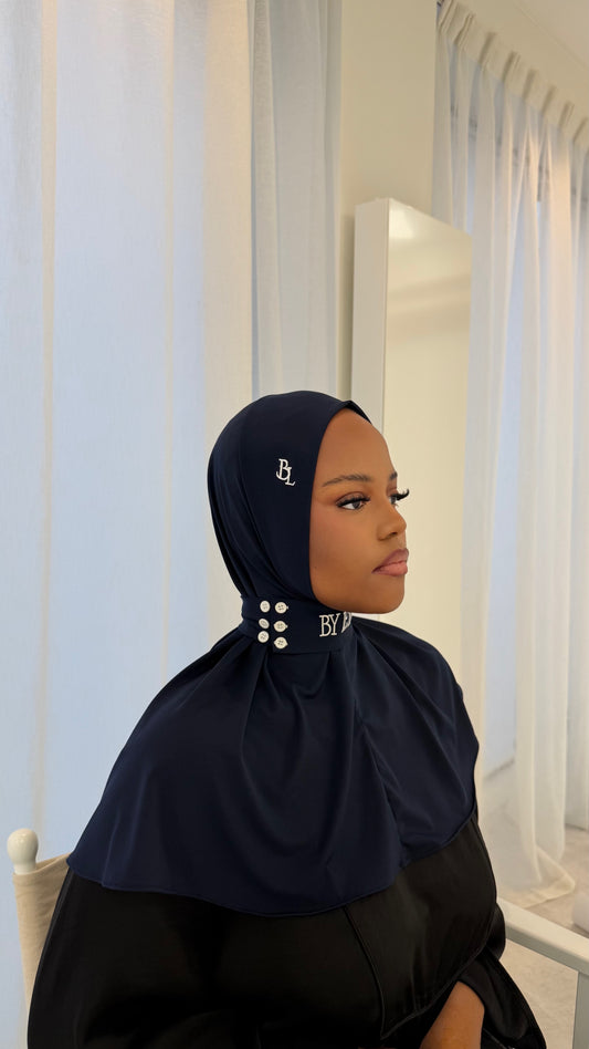 bonnet jersey premium en bleu marine