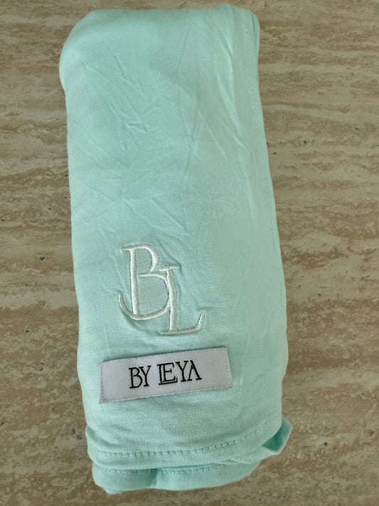 hijab en bambou bleu bébé