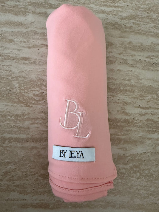 hijab en jersey premium rose